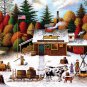 - Charles Wysocki - Vermont Maple Tree Tappers - 300 Large Piece Jigsaw Puzzle