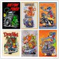 6 PCS Rat Fink Decorative Signs Metal Tin Sign for Men Women,Wall Decor for Bars
