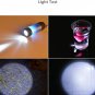 Mini Keychain Flashlight, USB Rechargeable Outdoor Waterproof LED Torch, Portabl