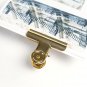 Gold Bull Hinge Paper Clips - 10 Pack 2 Inch Stainless Steel Large Metal Binder