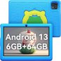 Tablet for Kids Android 13 Kids Tablet with 6GB(2GB+4GB) RAM, 64 GB ROM, Dual Ca