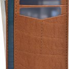 Tan Front Pocket Leather Wallet | Multiple Credit/Debit Card Holder | Travel Fri