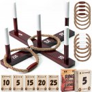 Backyard Games,Ring Toss Game, Upgraded Battle Game with Exclusive Score Keeper,