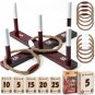 Backyard Games,Ring Toss Game, Upgraded Battle Game with Exclusive Score Keeper,