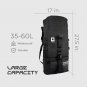 Basketball Backpack - 60L with Shoe & Laptop Compartment - Versatile Travel Bag
