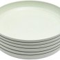 Wheat Straw Plates, Unbreakable Plate (Green, 9 In, 6 Pack)