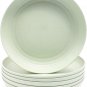 Wheat Straw Plates, Unbreakable Plate (Green, 9 In, 6 Pack)