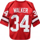 Herschel Walker Autographed Georgia Custom Red Football Jersey -