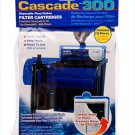 Penn-Plax Cascade 300 GPH Hang on Aquarium Filter Cartridges with Activated Carb