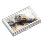 Metal Credit Card Holder, Mini Credit Card Wallet Blocking Slim Metal Hard Case