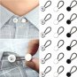 18PCS Metal Collar Buttons Extenders Elastic Button Extender Neck Extenders for