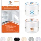 Tub, Tile and Shower Repair Kit (Color Match), 3.7Oz Fiberglass Repair Kit, Porc