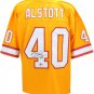 Mike Alstott Autographed Tampa Bay Mitchell & Ness Orange Football Jersey (XL) -