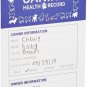 24 Pack Puppy Vaccination Record Card, Dog Vaccine and Canine Health Record Book