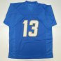Autographed/Signed Keenan Allen Los Angeles LA 2020 Powder Blue Football Jersey
