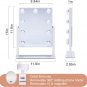 Hollywood Makeup Vanity Mirror with Lights â 360°Rotation Vanities Mirror with 9