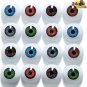 24 PCS Halloween Scary Realistic Eyes, 12 Pair Hollow Plastic Eyeballs for Hallo