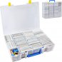 Trading Card Storage Box, 2300+ Playing Card Case Holder Organizer Compatible wi