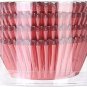 Rose Gold Foil Metallic Paper Muffin Cupcake Liners Case Baking Cups 100 Pcs,Sta