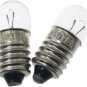 20PCS 6.3V 0.3A E10 Mini Screw Base Light Bulbs Warm White Miniature Screw Base