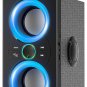 Portable Bluetooth Speakers, 20W (40W Peak) TWS Wireless Party Speaker with Ligh