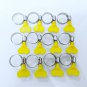 14-Pack Yellow Stainless Steel Hose Clamps, Adjustable Thumb Screw Key-Type Clam