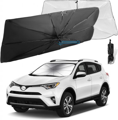 Car Sun Shade Windshield Foldable Umbrella Reflective Sunshade for Vehicle Block