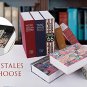 Secure Book Safe with Key Lock, Storage Box for Valuables, 9.5"Ã6"Ã2.2" (Rose,Ke