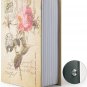 Secure Book Safe with Key Lock, Storage Box for Valuables, 9.5"Ã6"Ã2.2" (Rose,Ke