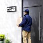 Solar Address Sign, Lighted Address Plaque Outdoor Waterproof, Illuminated Addre