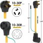 Plug and Play Dryer Adapter 4 Prong to 3 Prong 1.5FT 30 Amp with Safety Ground W