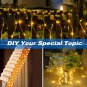 LED Rope Lights Battery Operated 8 Modes Timer Fairy String Lights with Remote,4