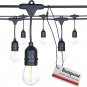 Outdoor LED Light String,Edison Retro Shatterproof S14 Bulb, Commercial Grade Pa