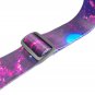 Guitar Strap Colorful Guitar Shoulder Strap Purple Cloud Starry Sky Pattern for