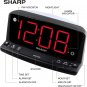 LED Digital Alarm Clock â Simple Operation - Easy to See Large Numbers, Built in