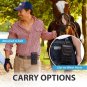 Pofomede Genuine Leather Cell Phone Holster for Belt, Flip Cell Phone Case with