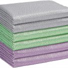 Microfiber Glass Cleaning Cloths-6Pk, 16"X14" Lint Free Cloth for Cleaning Windo