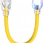 Generator Transfer Switch Adapter Cord, 30 Amp NEMA L5-30P to L14-30R Generator