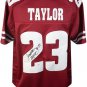 Jonathan Taylor Autographed Wisconsin Badgers Custom Football Jersey - BAS COA (