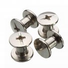 Chicago Binding Screws 100Sets 1/4" Bolt Barrel Nut Barrel Bolt Post Screw Phill