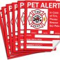 Pet Alert Safety Fire Rescue Sticker - save Our Pets Emergency Pet inside Decal