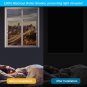 100% Blackout Roller Shades, No Drill No Tools Portable Blackout Roller Blinds f
