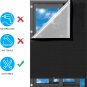 100% Blackout Roller Shades, No Drill No Tools Portable Blackout Roller Blinds f