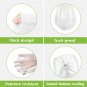 1.2 Gallon 80 Counts Strong Trash Bags Garbage Bags, Bathroom Trash Can Bin Line
