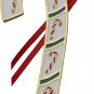 Wallace 41St Edition Gold Plated & Enameled Candy Cane Ornament, Multicolor