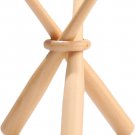 Baseball Stand Balls Display Varnish Wooden Bat Holder Stable and Strong Suitabl