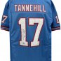 Ryan Tannehill Autographed Tennessse Custom Blue Football Jersey - BAS