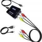 RCA to HDMI Converter, AV to HDMI Converter Pack Set, 1080P RCA Composite CVBS V