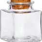 15 Pack Small Glass Bottles with Cork Stoppers - 1.7 Oz (50Ml) Mini Jars with Tw