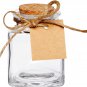 15 Pack Small Glass Bottles with Cork Stoppers - 1.7 Oz (50Ml) Mini Jars with Tw